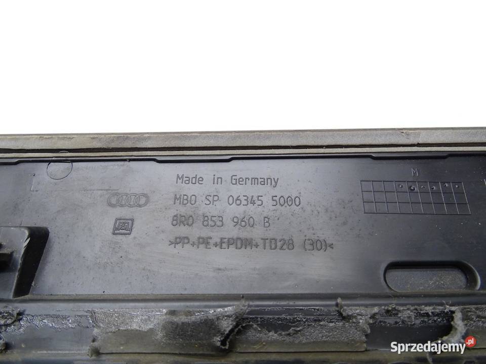 LISTWA DRZWI PRAWY PRZÓD 8R0853960B AUDI Q5 8R