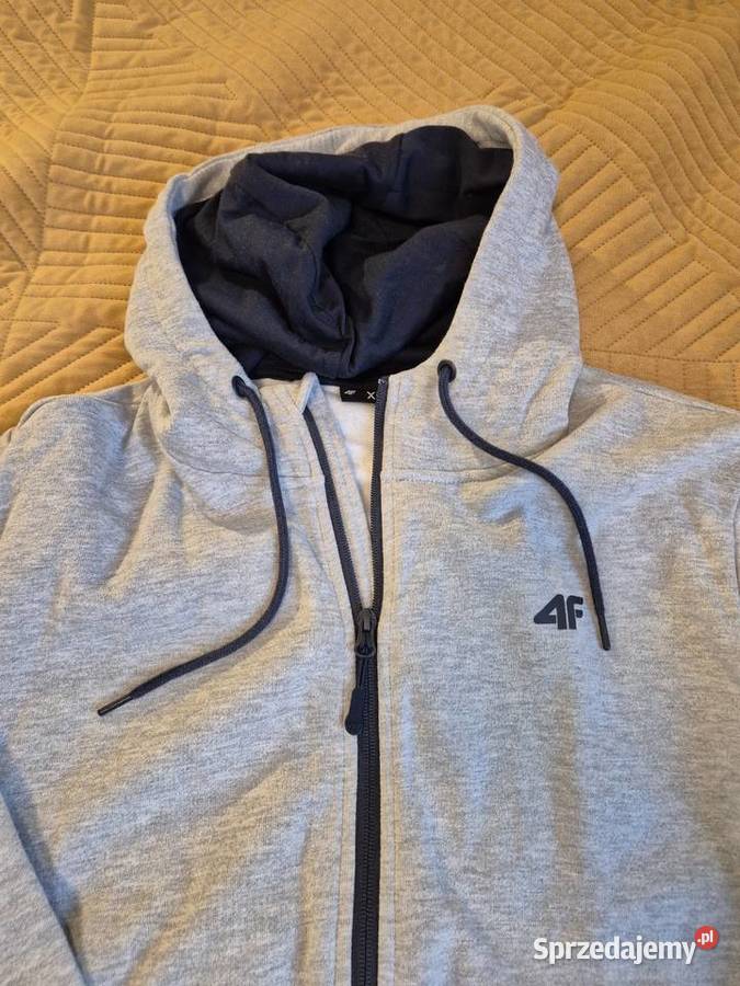 Męska ocieplana bluza z kapturem 4F Nowa Rozmiar XL mazowieckie Warszawa