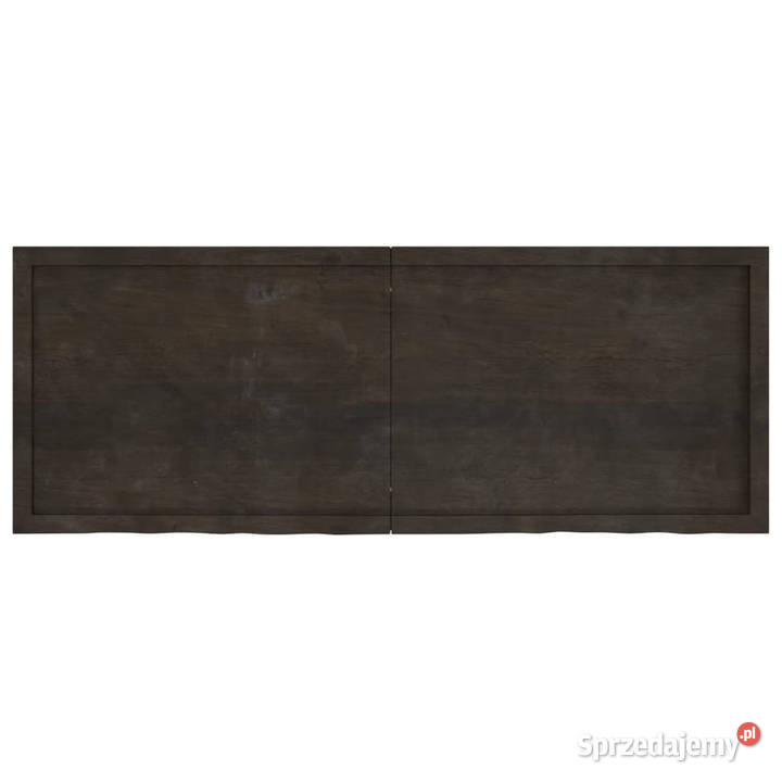 Półka ciemnobrązowa 160x60x26 wykończone drewno Warszawa