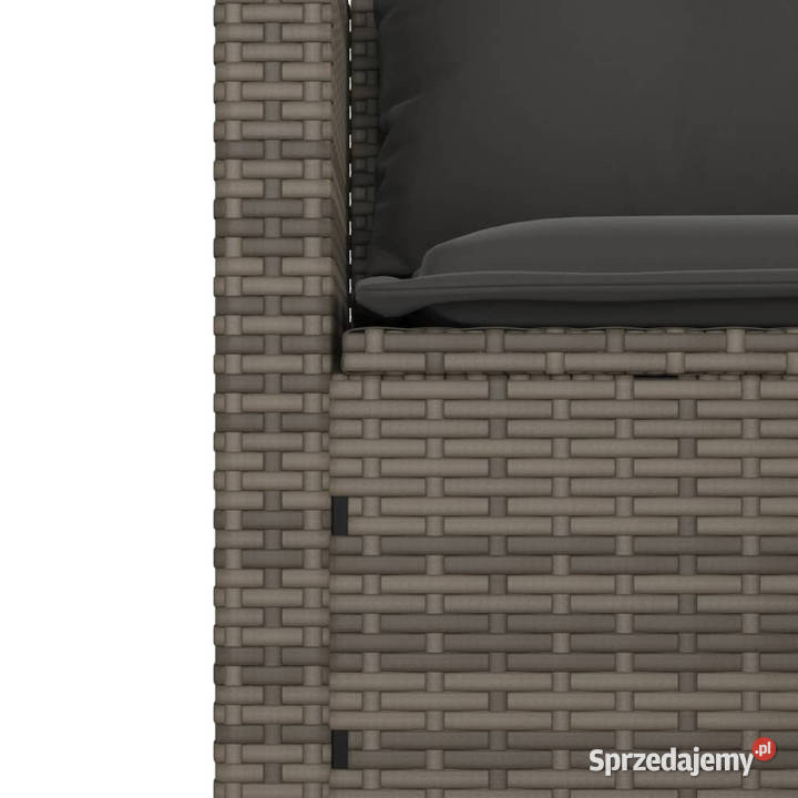 3częściowa sofa do ogrodu z poduszkami szara Warszawa sprzedam