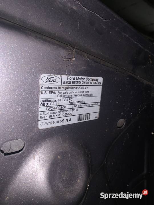 Maska Ford Mustang V 2005 aluminiowa osobowe mazowieckie Otwock