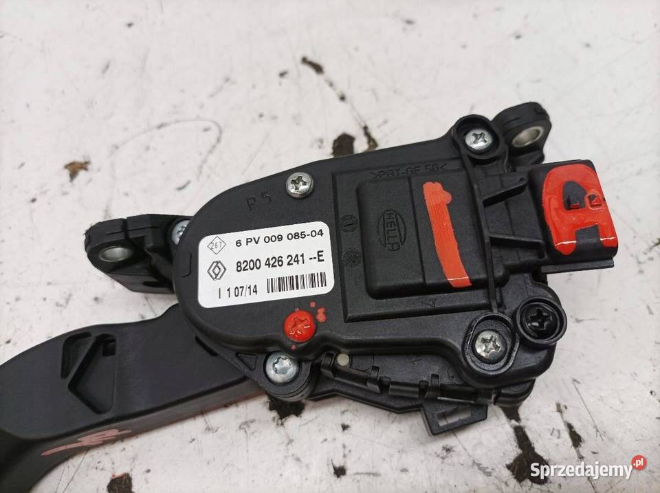 PEDAŁ POTENCJOMETR GAZU 8200426241E 11 B Renault Rok produkcji 2014