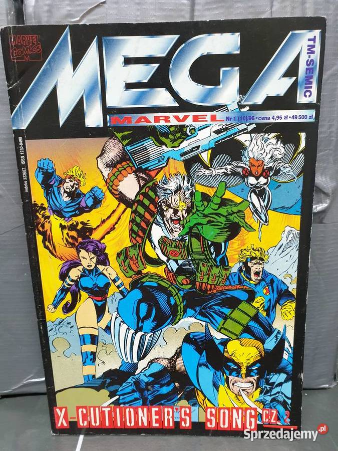 Mega Marvel 1101996 XMen XCutioners Song Komiksy Gdynia sprzedam