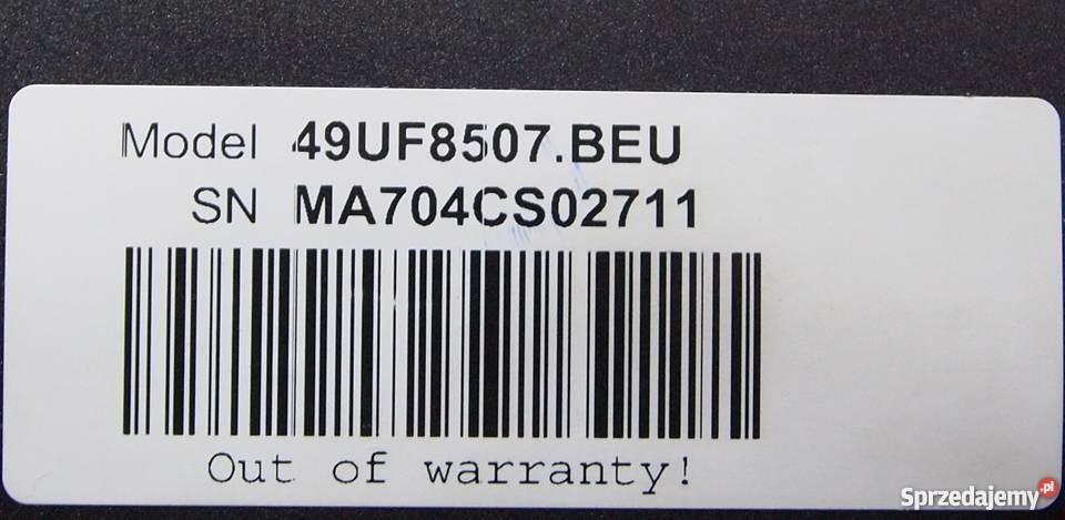 Zasilacz EAX66306505 logika wifi do LG49UF8507i Elektronika sprzedam