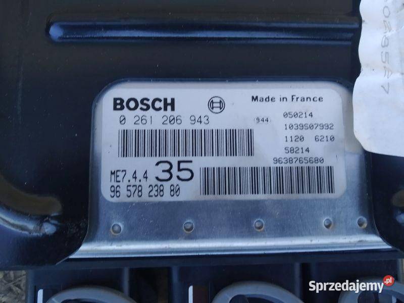 STEROWNIK SILNIKA KOMPUTER CITROEN PEUGEOT Czujniki i sterowniki