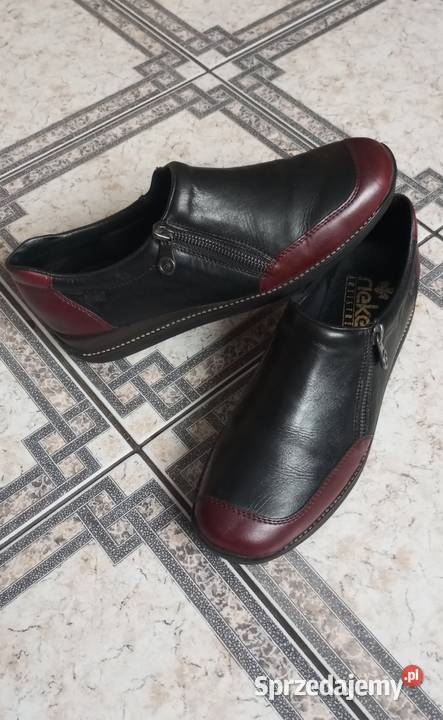 Rieker Bogota półbuty trzewiki buty skórzane podkarpackie