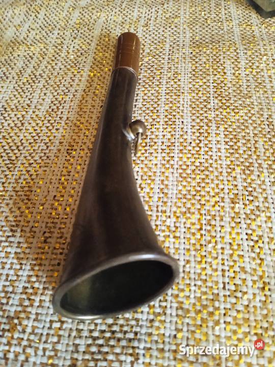Francuska mosiężna trąbka konduktorska Kultura i Rozrywka małopolskie Kraków sprzedam
