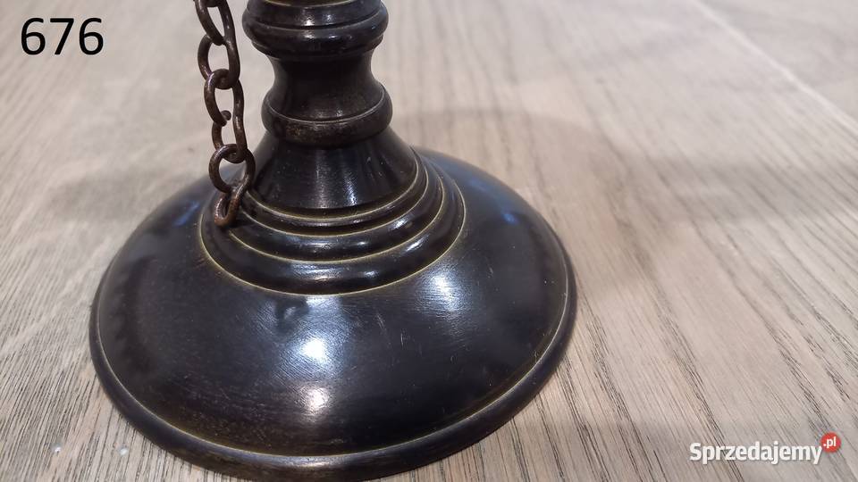 Dzwonek metalowy stojacy stołowy 676 Gawroniec