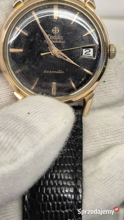 Zodiac hermetic vintage 1950r Męskie śląskie Chorzów