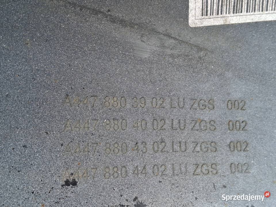 MERCEDES VITO VKLASA W447 LIFT EQV ZDERZAK PRZÓD Bieleń sprzedam