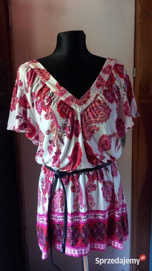 Bluzeczka letnia Boho z dekoldem V XL C&A Kraków