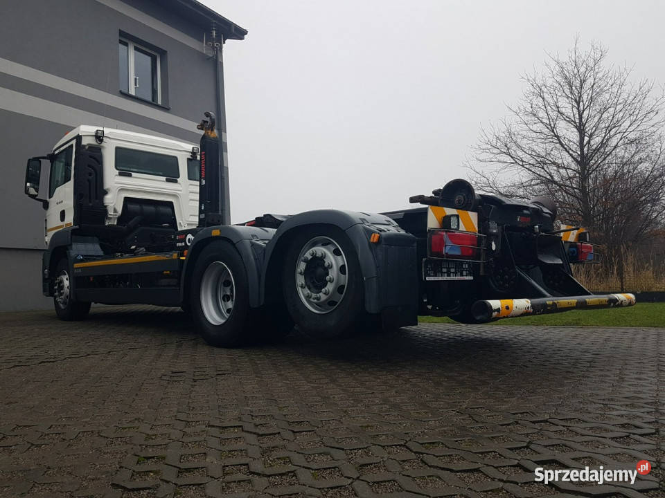 MAN TGS 26430 3 OSIE HAKOWIEC MULTILIFT OPTIMA Poręba