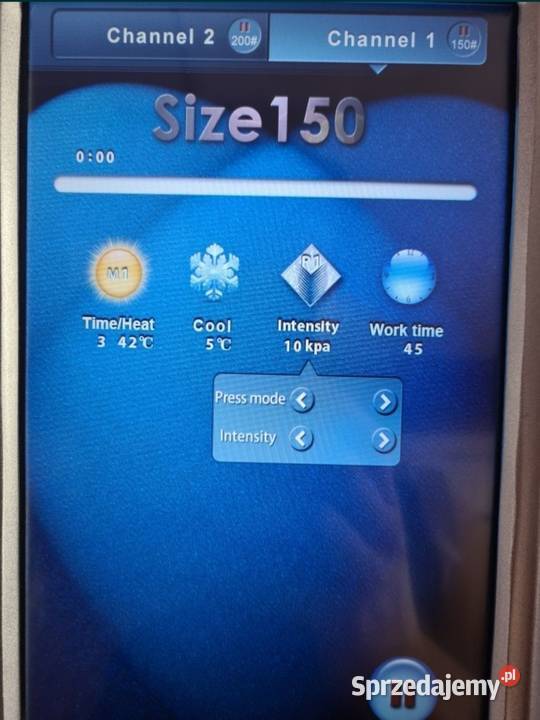 Maszyna do Kriolipolizy ETG504S PODKLADY sprzedam