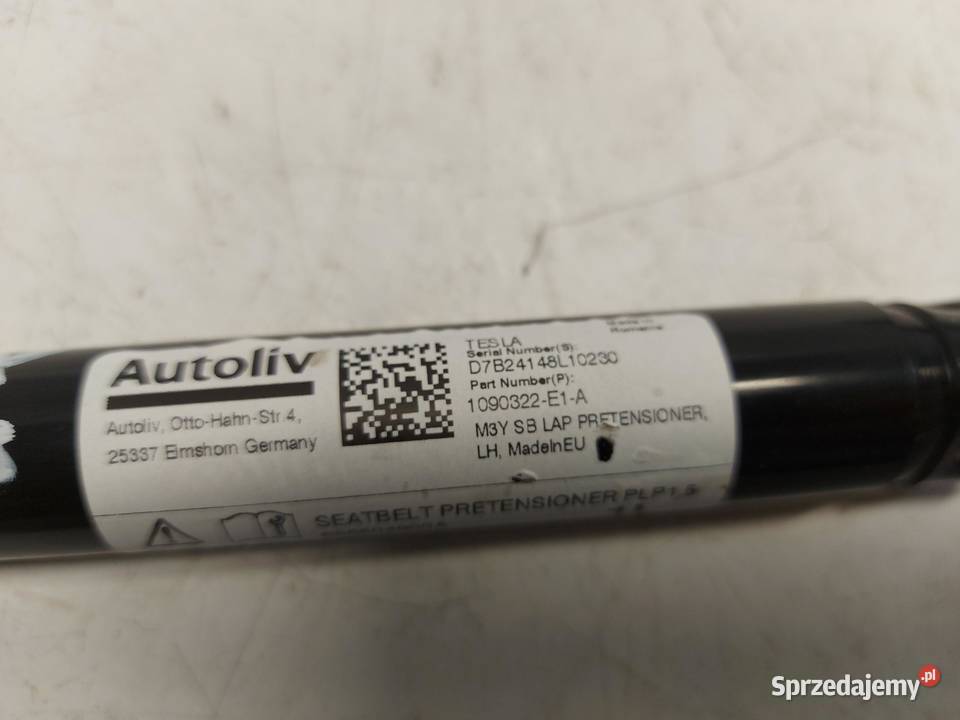 TESLA MODEL Y 2024r NAPINACZ DOPINACZ PASA LEWY sprzedam