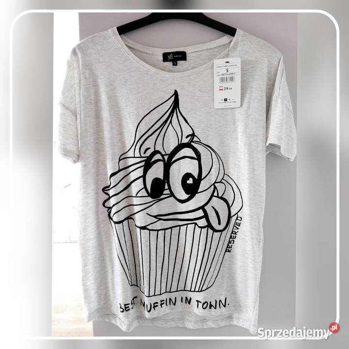 TShirt szary S Reserved zachodniopomorskie Koszalin