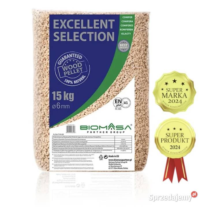 Pellet drzewny Exellent Selection Biomasa Dom i Ogród Dobiegniew