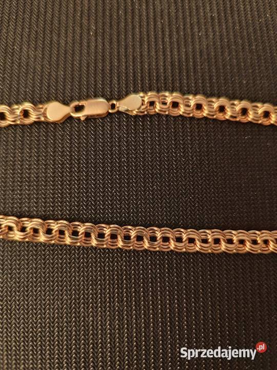 Piekny złoty łańcuszek splot Galibardi Skarżysko-Kamienna