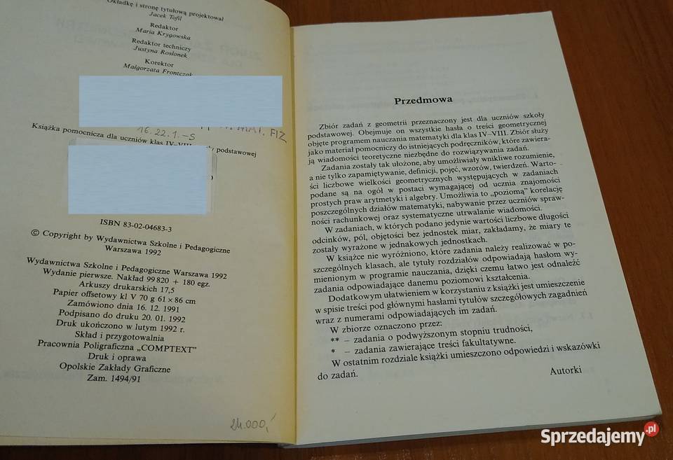 Zbiór zadań z geometrii szkoły podstawowej pomorskie Gdańsk