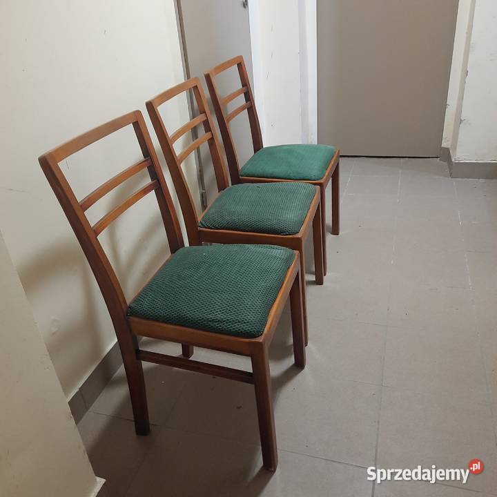 Krzesła drewniane PRL Antyki Poznań