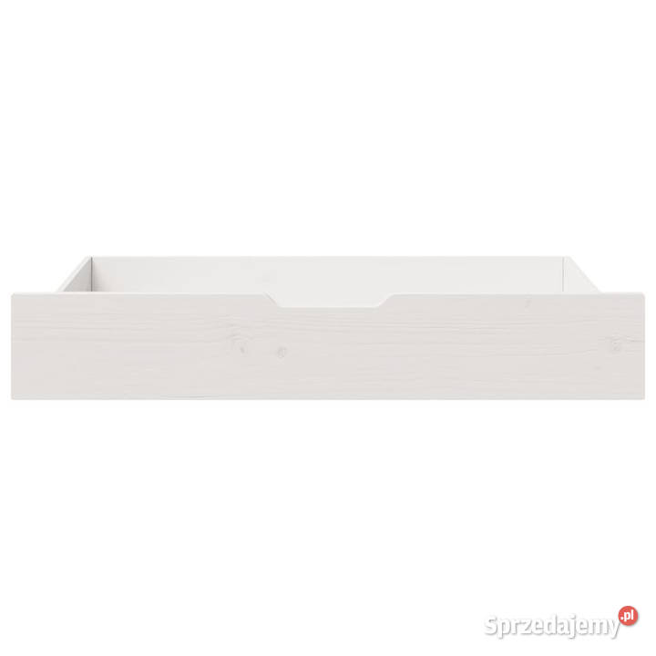 Szuflady pod łóżko 2 białe 95x55x16 drewno Warszawa
