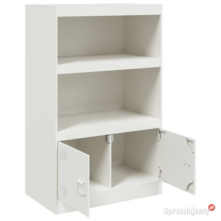 Szafka boczna biała 67x39x107 stal WM841672 sprzedam