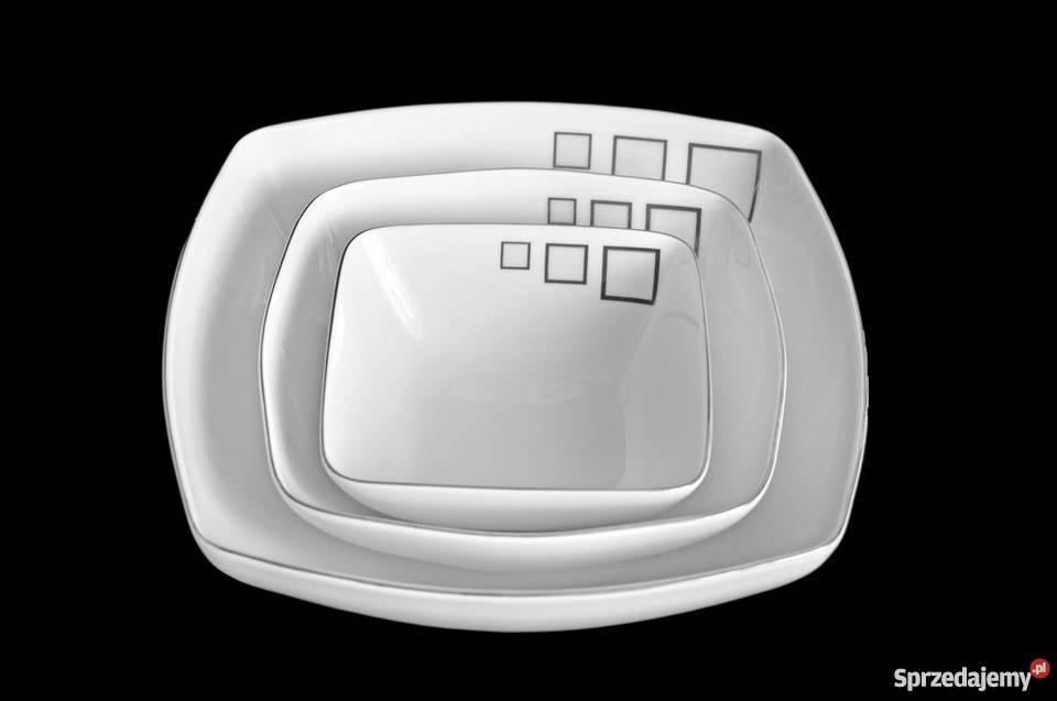 Serwis obiadowy porcelanowy Elise Emese 12 osób Wałbrzych