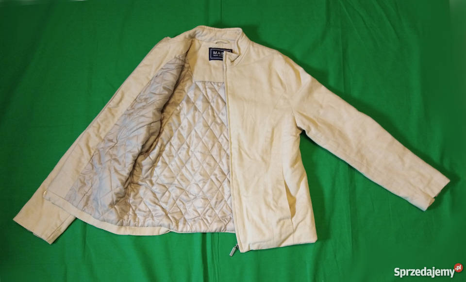 Wiosennojesienna kremowa kurtka brytyjskiej mazowieckie Warszawa