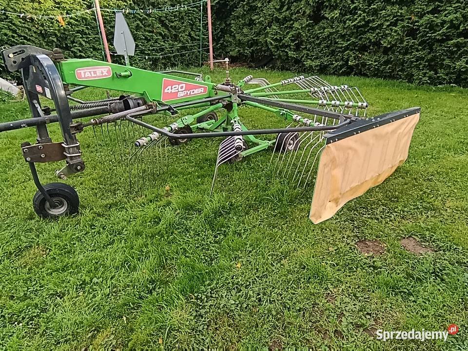 Zgrabiarka karuzelowa talex spyder 420 Zgrabiarki i przetrząsacze Frombork
