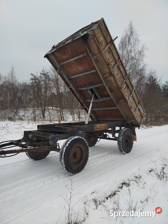 Przyczepa wywrotka d47 d55 d732 hl thk nieuszkodzony