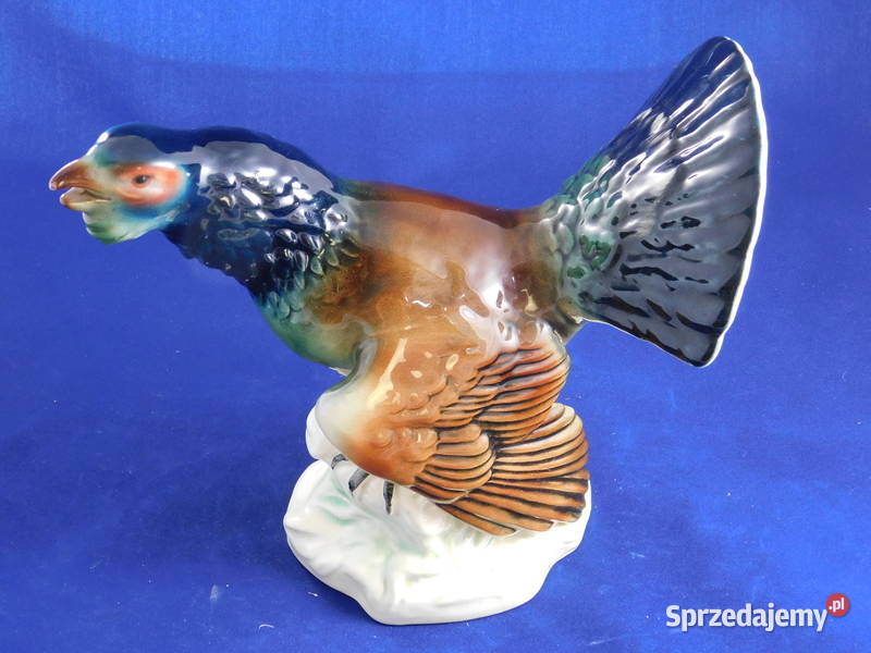 Figurka porcelanowa głuszca Germany 978 Fiaf Szczecin
