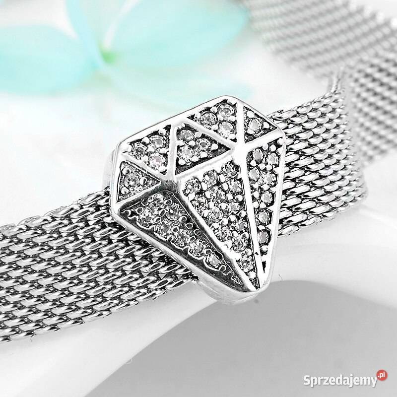 Charm do bransoletek modułowych klips diament Warszawa