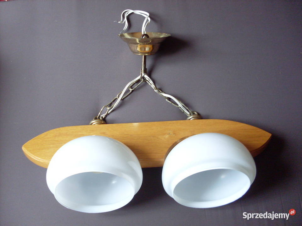 Żyrandol drewniany Łańcut