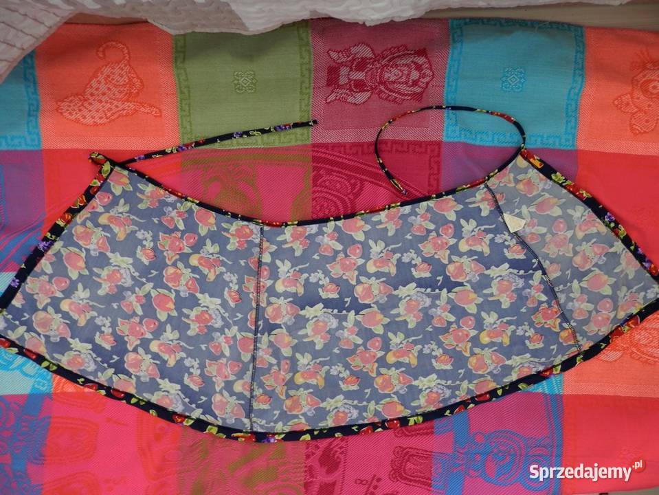 Spódnica Pareo Plażowa Krótka Obłędne Kwiaty ML Łomża