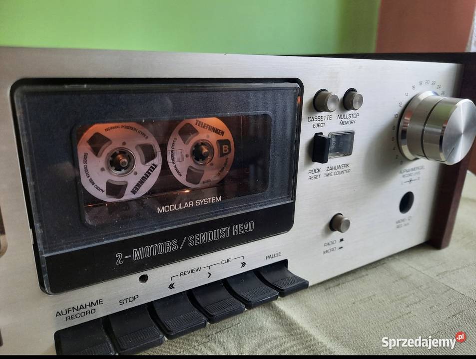 Kolekcjonerski Magnetofon kasetowy Telefunken TC Magnetofony kujawsko-pomorskie Grudziądz sprzedam