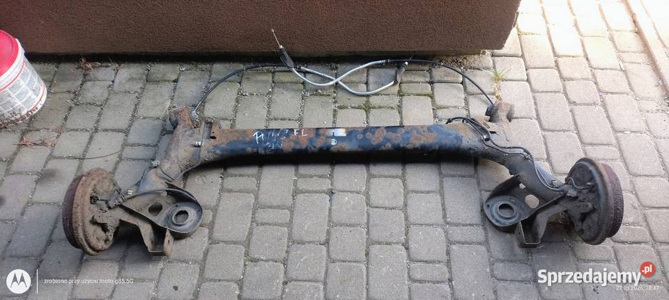 Kompletna belka tylnego zawieszenia polo 9N FL Pozostałe Lubin
