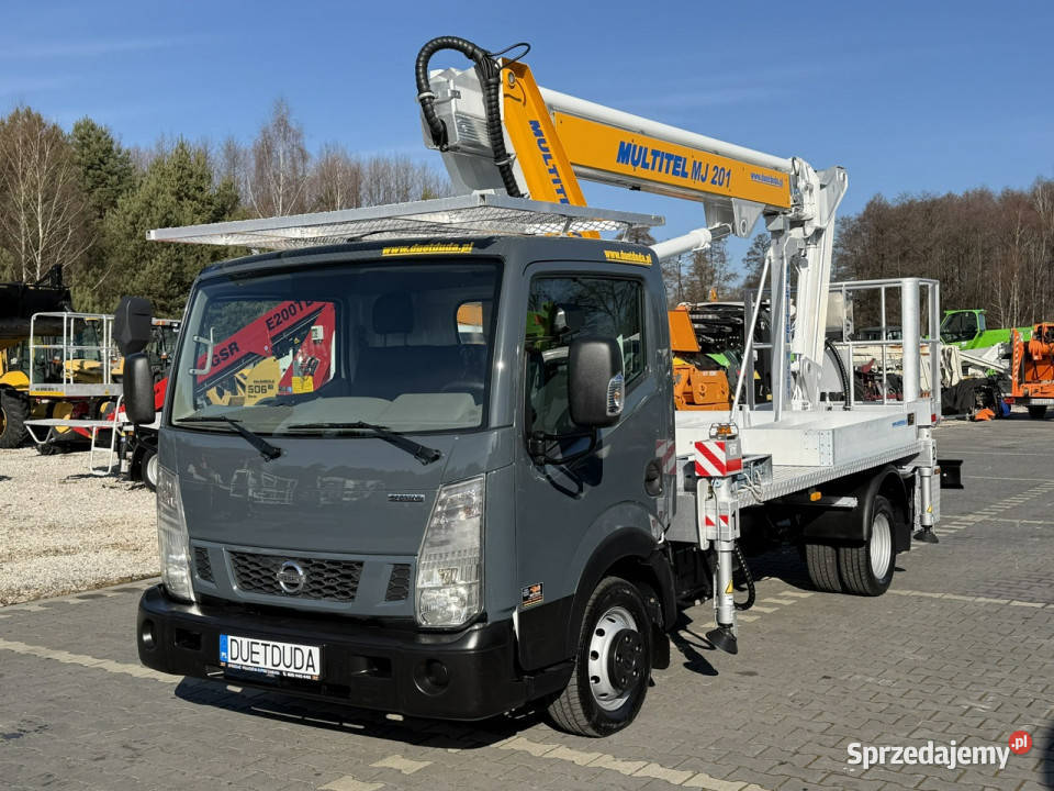 Nissan Cabstar Zwyżka Podnośnik Koszowy Multitel Widełki