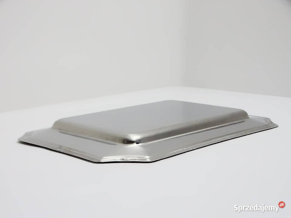 Taca metalowa z ozdobnym rantem stal nierdzewna Biłgoraj sprzedam