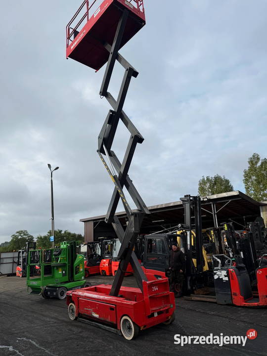 zwyżka podnośnik nożycowy MANITOU 100XEL 8mtg Działoszyn