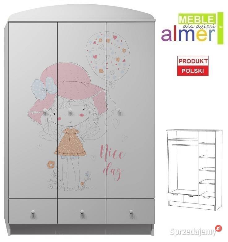 NICE DAY 2 N10 szafa dziecięca 120x53 w190 Ostrowiec Świętokrzyski sprzedam