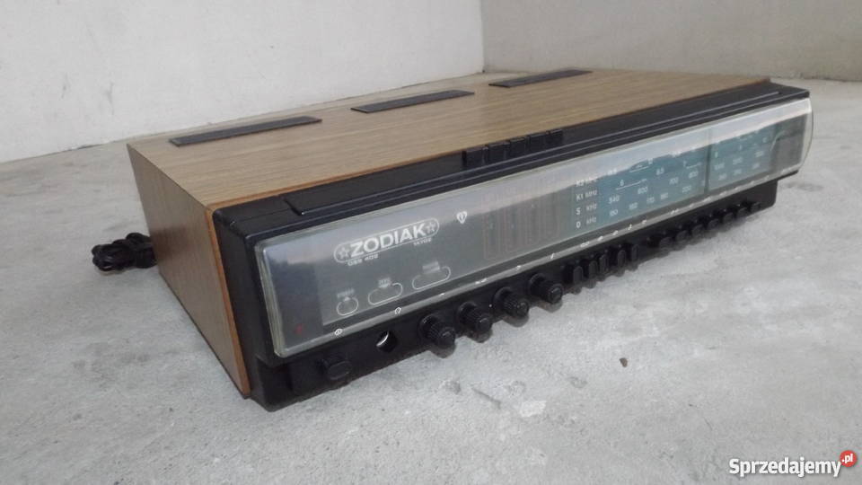 Radio Unitra ZODIAK z kolumnami Nowy Grodziczno