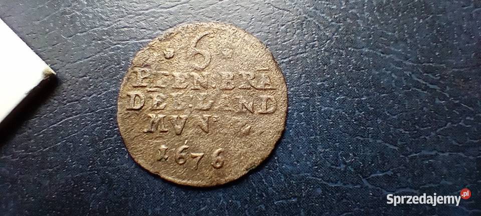 Stare monety 6 fenig 1676 Niemcy srebro podkarpackie