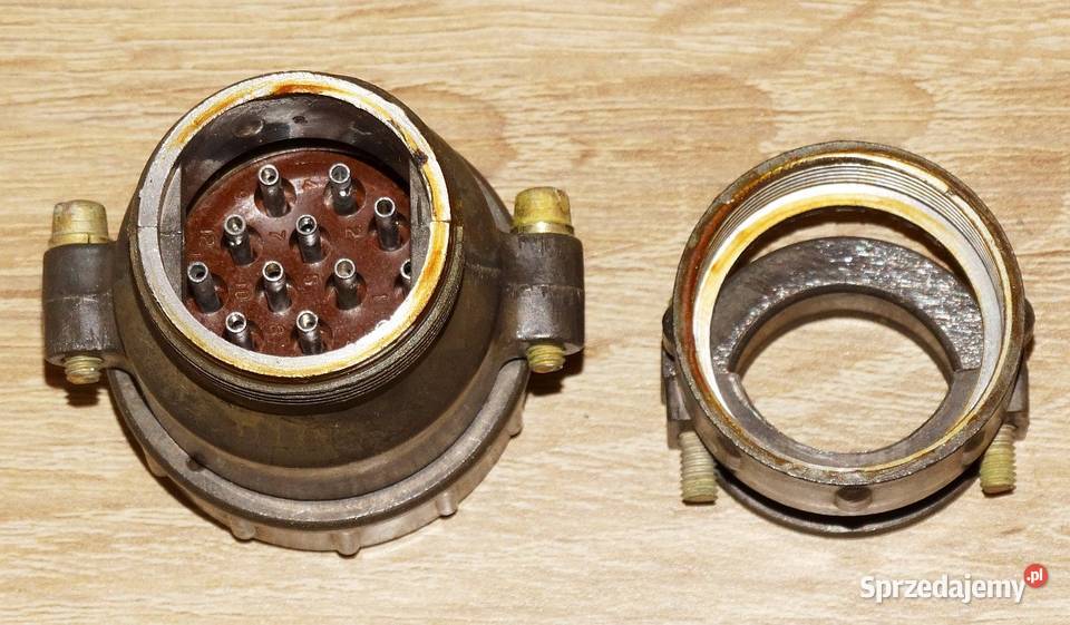 Złącze wtyk męski przemysłowy wojskowy 14 pinów Części i akcesoria Gliwice