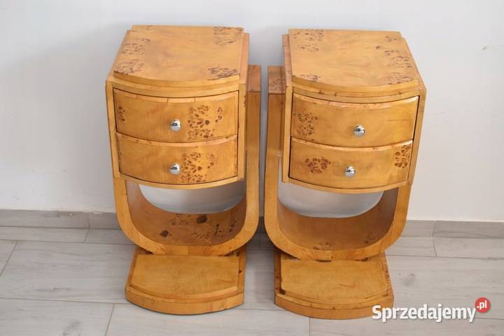 Stoliki Nocne Styl Art Deco Komody Komplet Nocne małopolskie Kraków