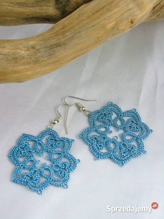 Kolczyki koronkoweróżne wzory kolory
