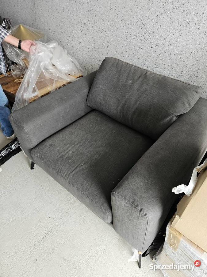 Fotel Adriana Furniture Vik ciemnoszary śląskie Mysłowice