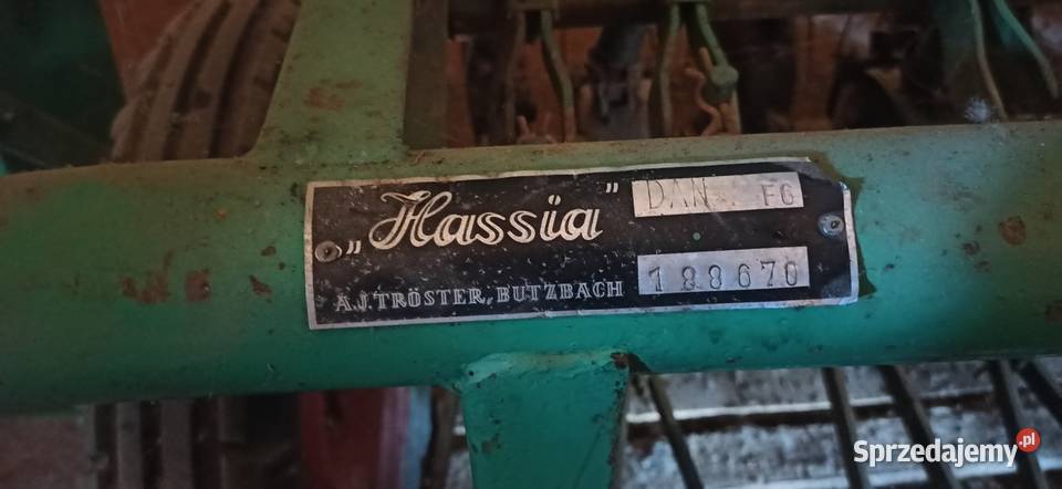 Siewnik zbożowy Hassia 25m dwutalerzowe redlice Wieliczki