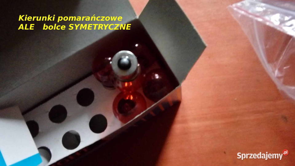 Żarówki kierunkowskazy ale bolce SYMETRYCZNE osobowe Warszawa