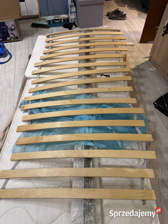 Łóżko SLKT IKEA 90x200 z Materacem Czysty Łóżka
