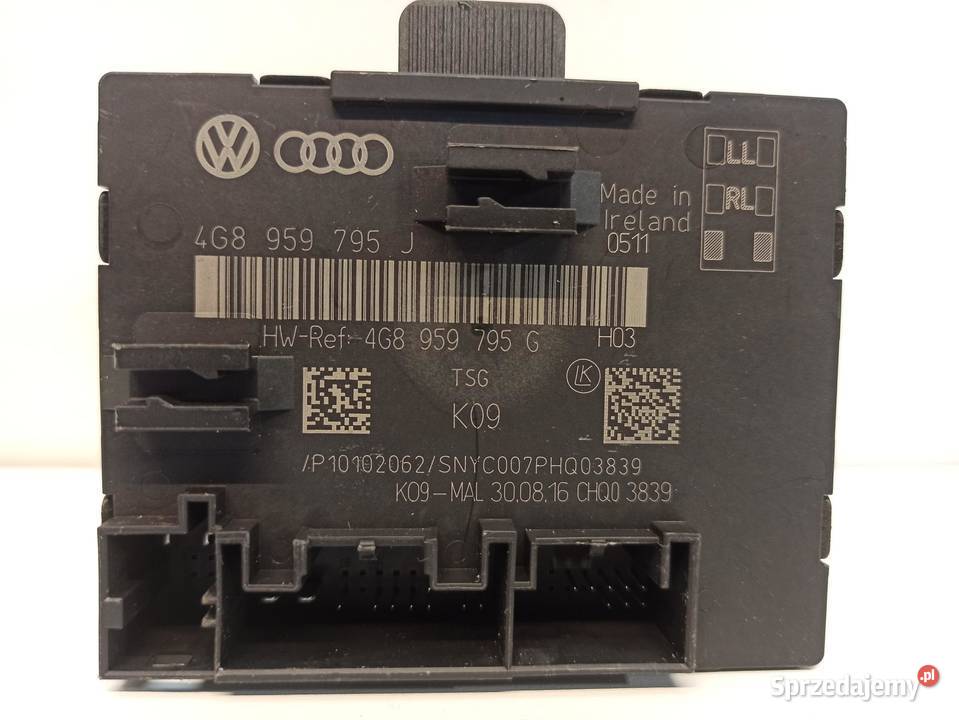MODUŁ DRZWI TYŁ AUDI A6 C7 4G8959795G 4G8959795J