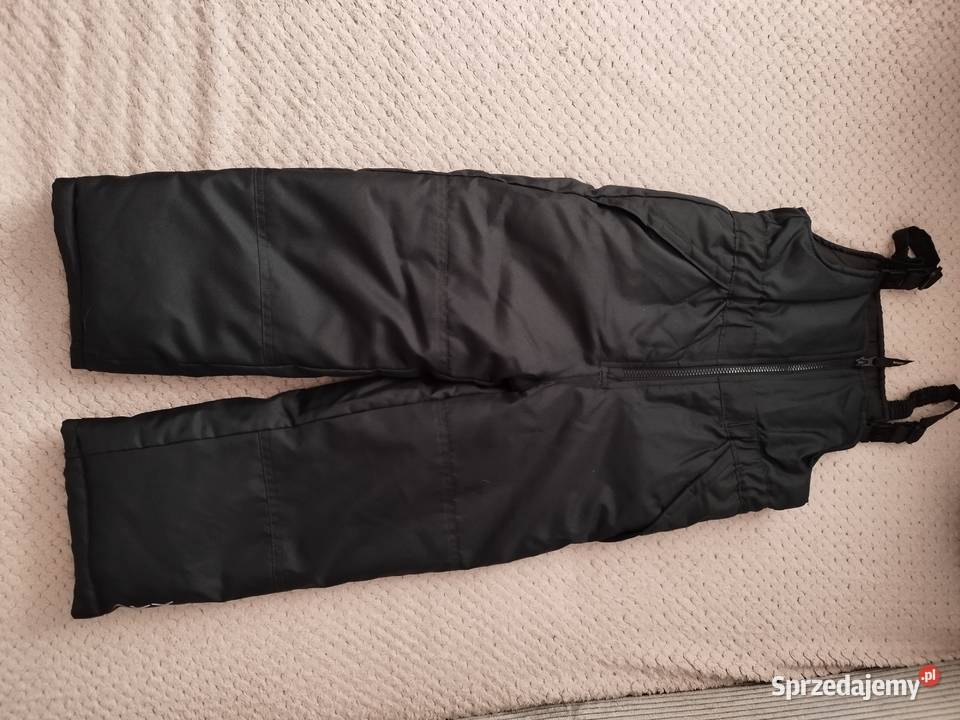 Spodnie SKECHERS zimowe ocieplane na szelkach